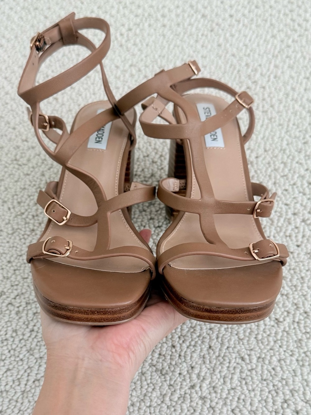 Steve Madden Daelene Ankle Strap Sandals - Picture 8 of 13